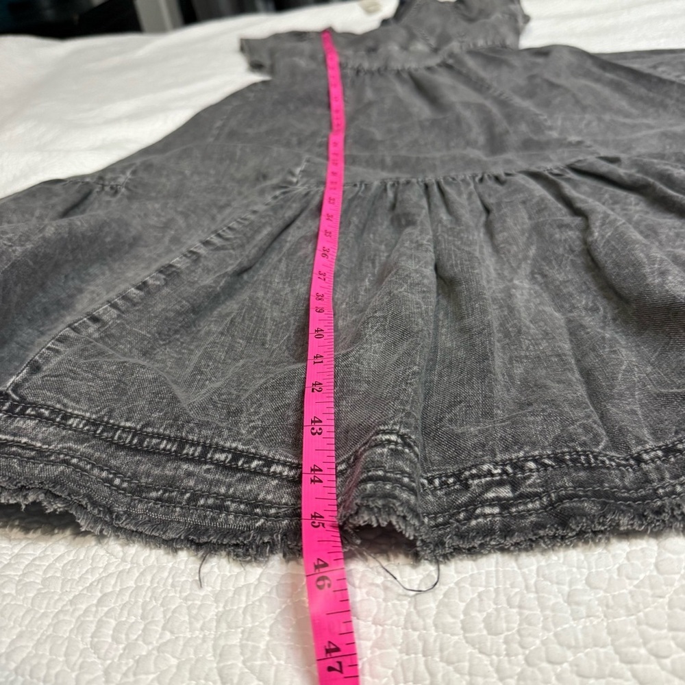 NWT Pilcro Charcoal Denim MIDI Dress with Zipper - Picture 14 of 16